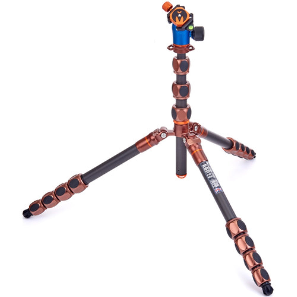 3 Legged Thing Albert 2.0 Tripod Kit with AirHed Pro Ball Head | Bronze and Blue