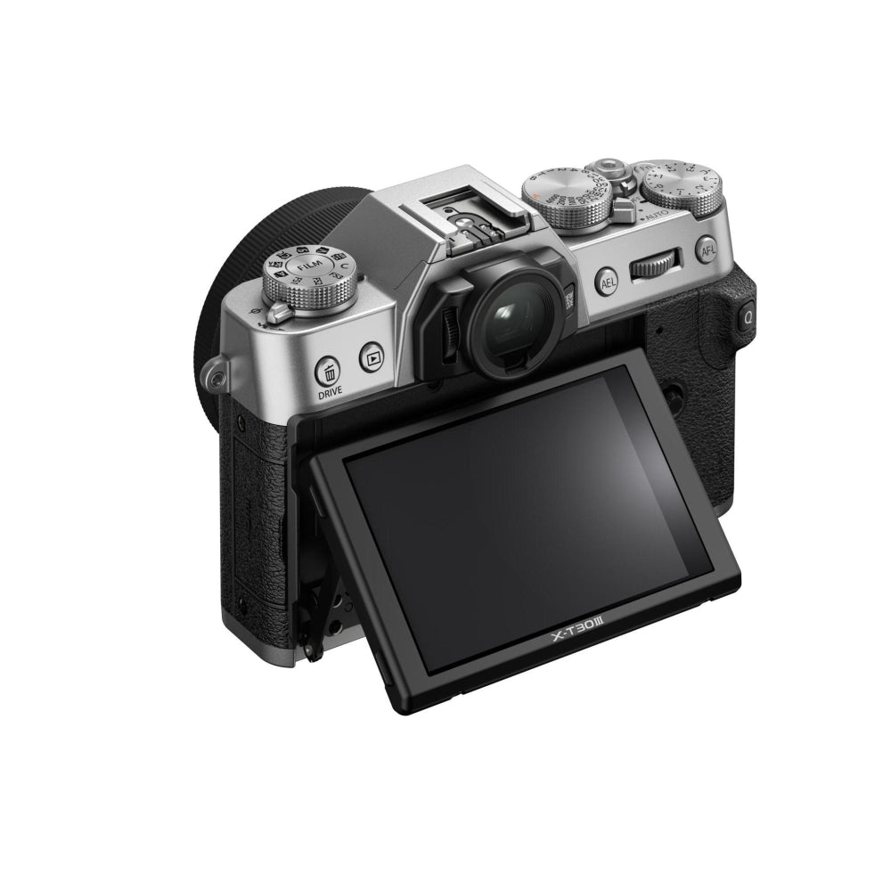 FUJIFILM X-T30 III Mirrorless Digital Camera with XC 13-33mm Lens | Silver