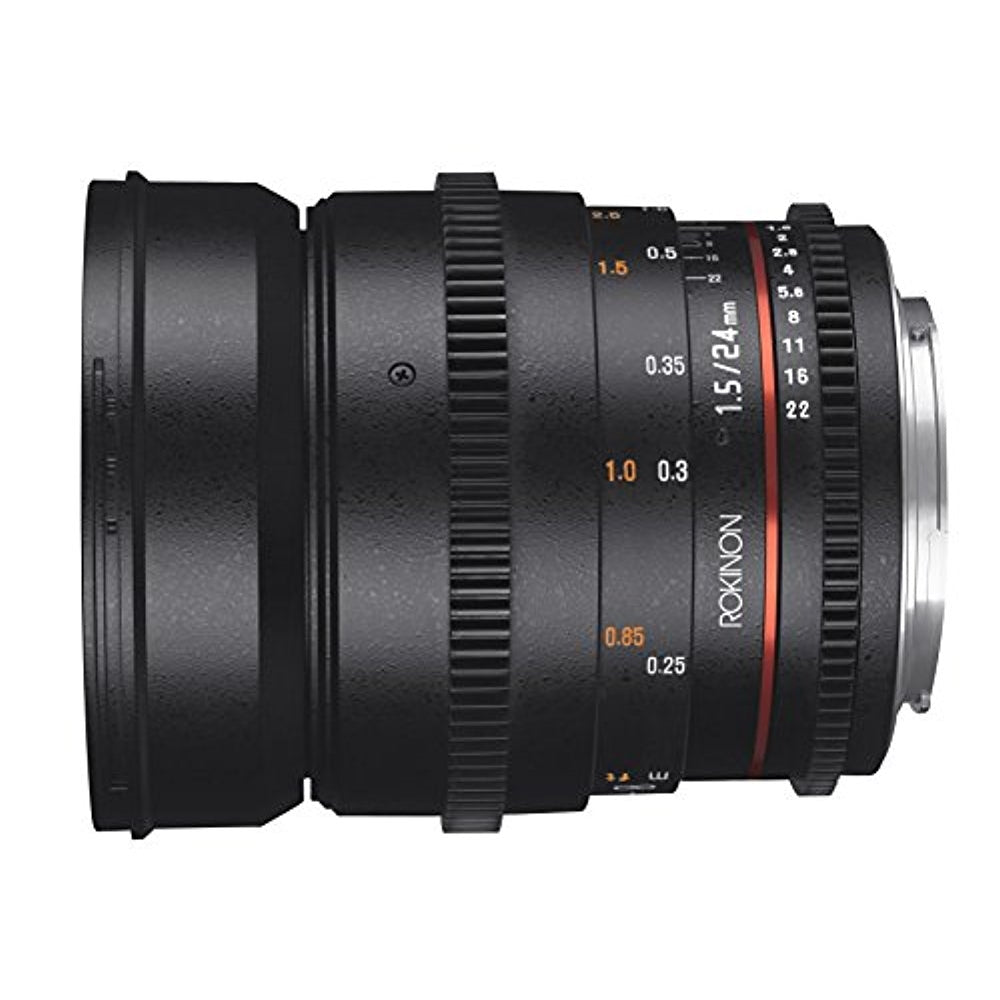 Rokinon 24mm T1.5 Cine DS Lens for Canon EF Mount