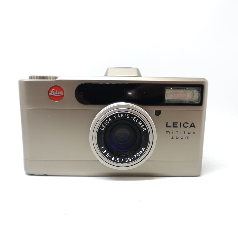 Used Leica Minilux Zoom 35mm Point and Shoot Camera | Silver | U9