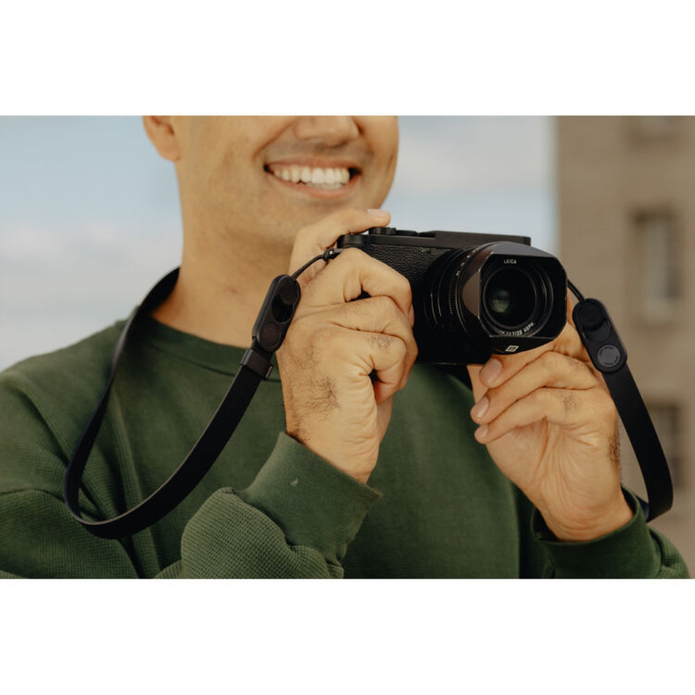 Peak Design Form Leather Camera Strap Long | Black, 52.6"