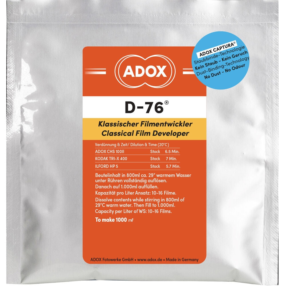 Adox D-76 Film Developer | Powder, Makes 5L