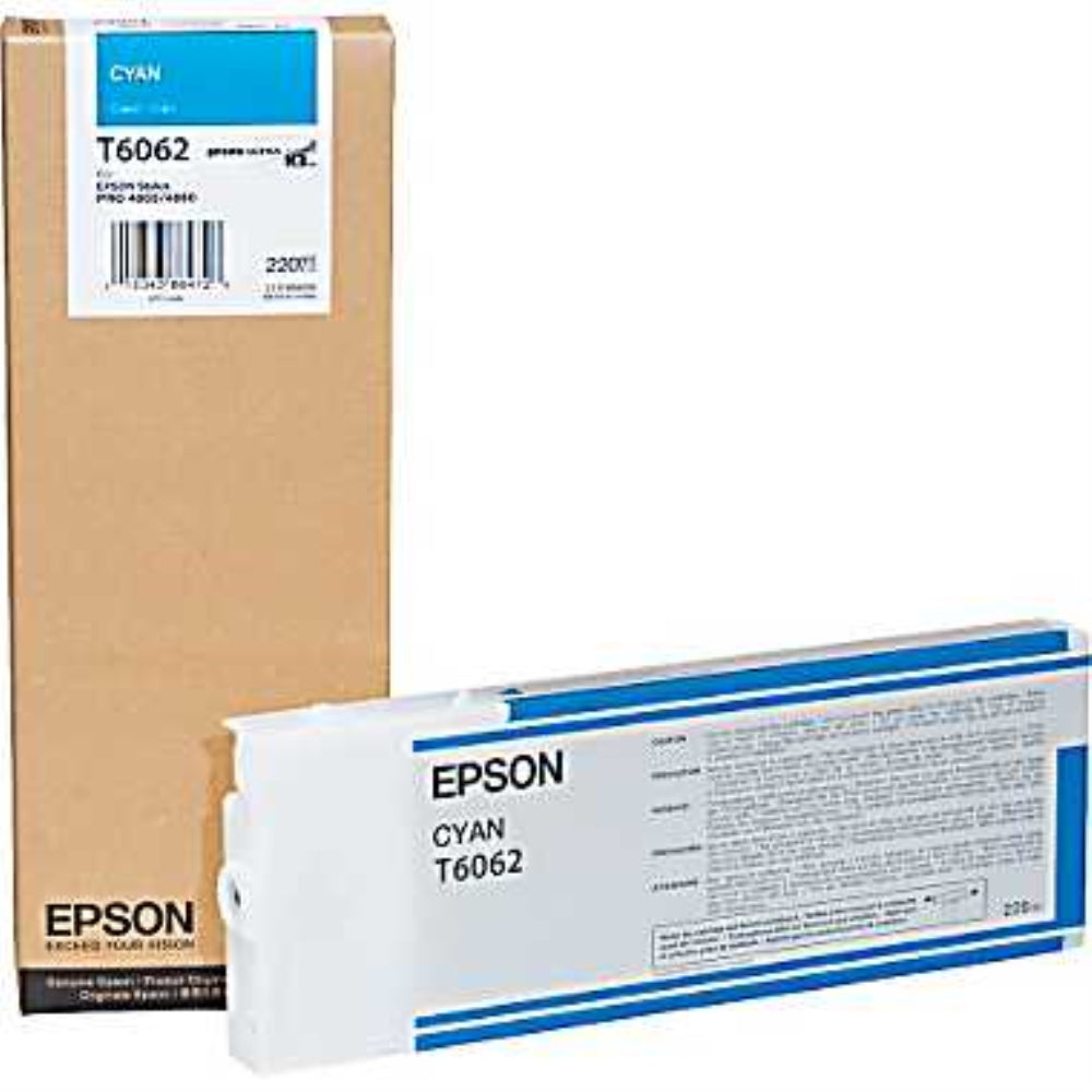 Epson UltraChrome K3 Cyan Ink Cartridge | 220 mL