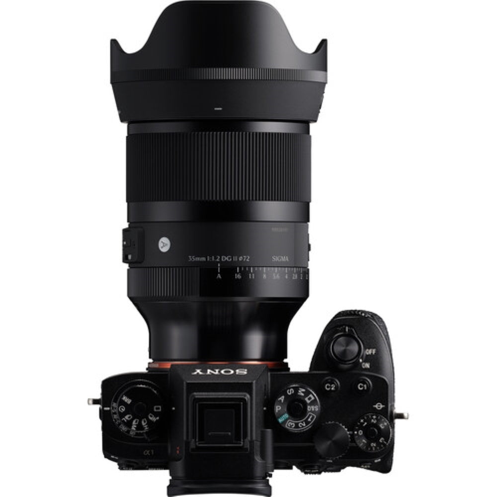 Sigma 35mm f/1.2 DG II Art Lens Compatible with Sony E Mount (Full Frame) Bundle with UV Filter + Lens Cap Keeper + Cleaning Kit + Cleaning Cloth (5 Items)