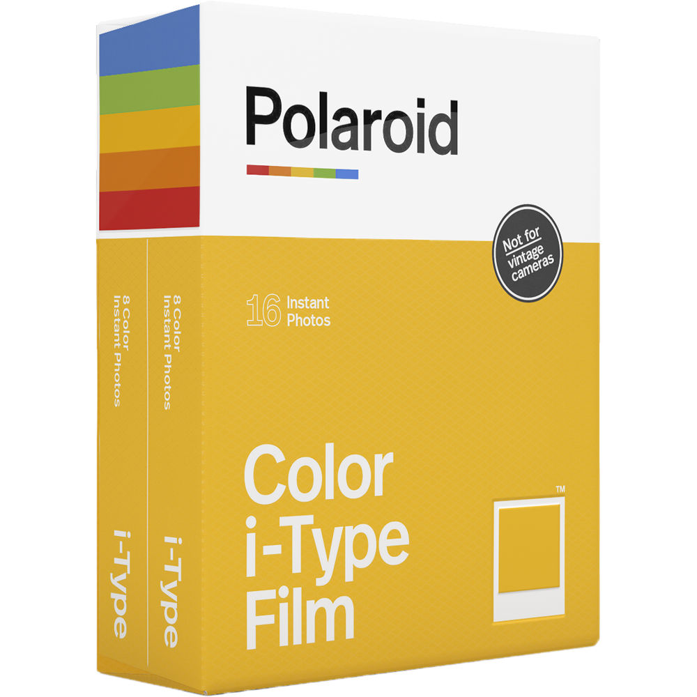 Polaroid Color i-Type Instant Film | Double Pack, 16 Exposures