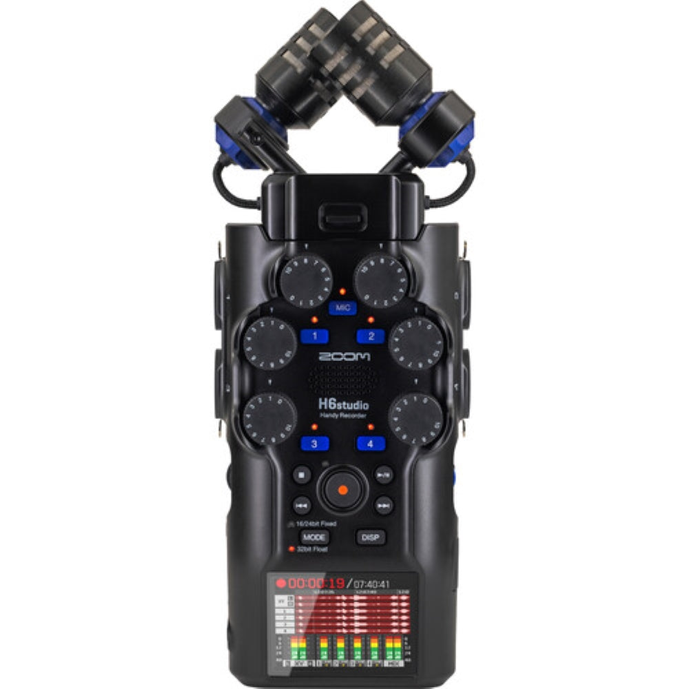 Zoom H6studio 6-Track Handy Recorder with 32-Bit Float Recording