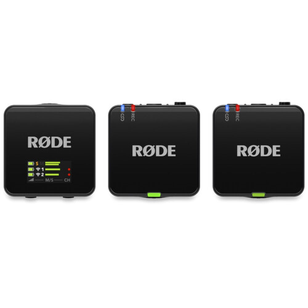 RODE Wireless GO (Gen 3) 2-Person Compact Digital Wireless Microphone System/Recorder | 2.4 GHz, Black  -U9