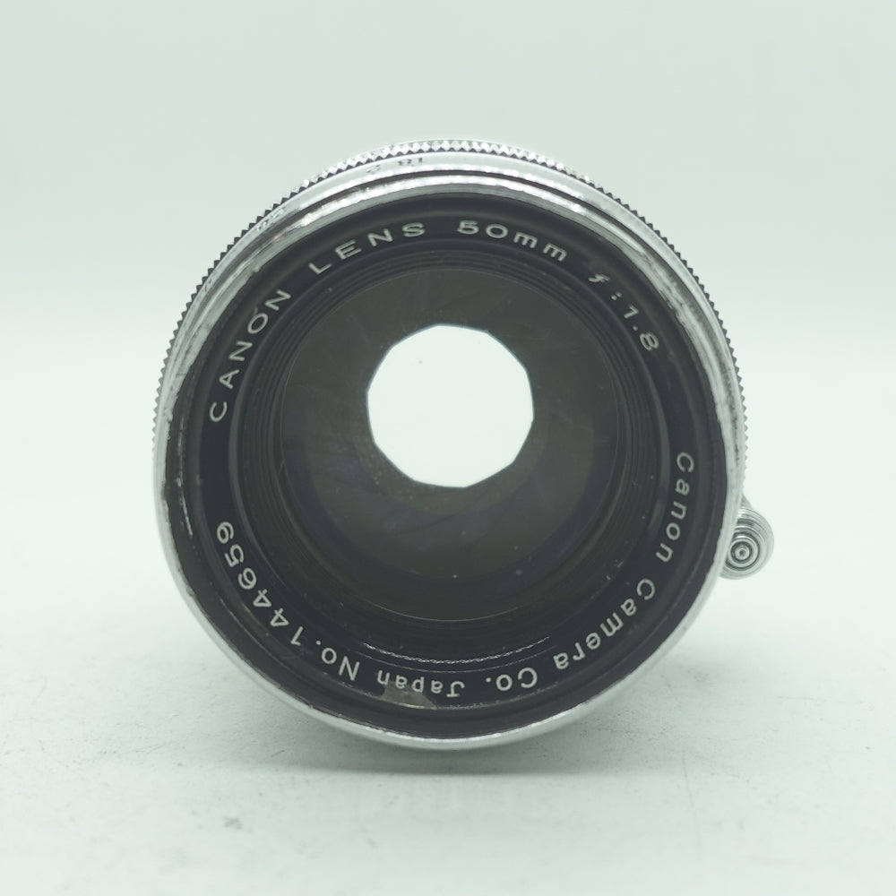 Used Canon 50mm f/1.8 LTM Rangefinder Lens | Black | U7