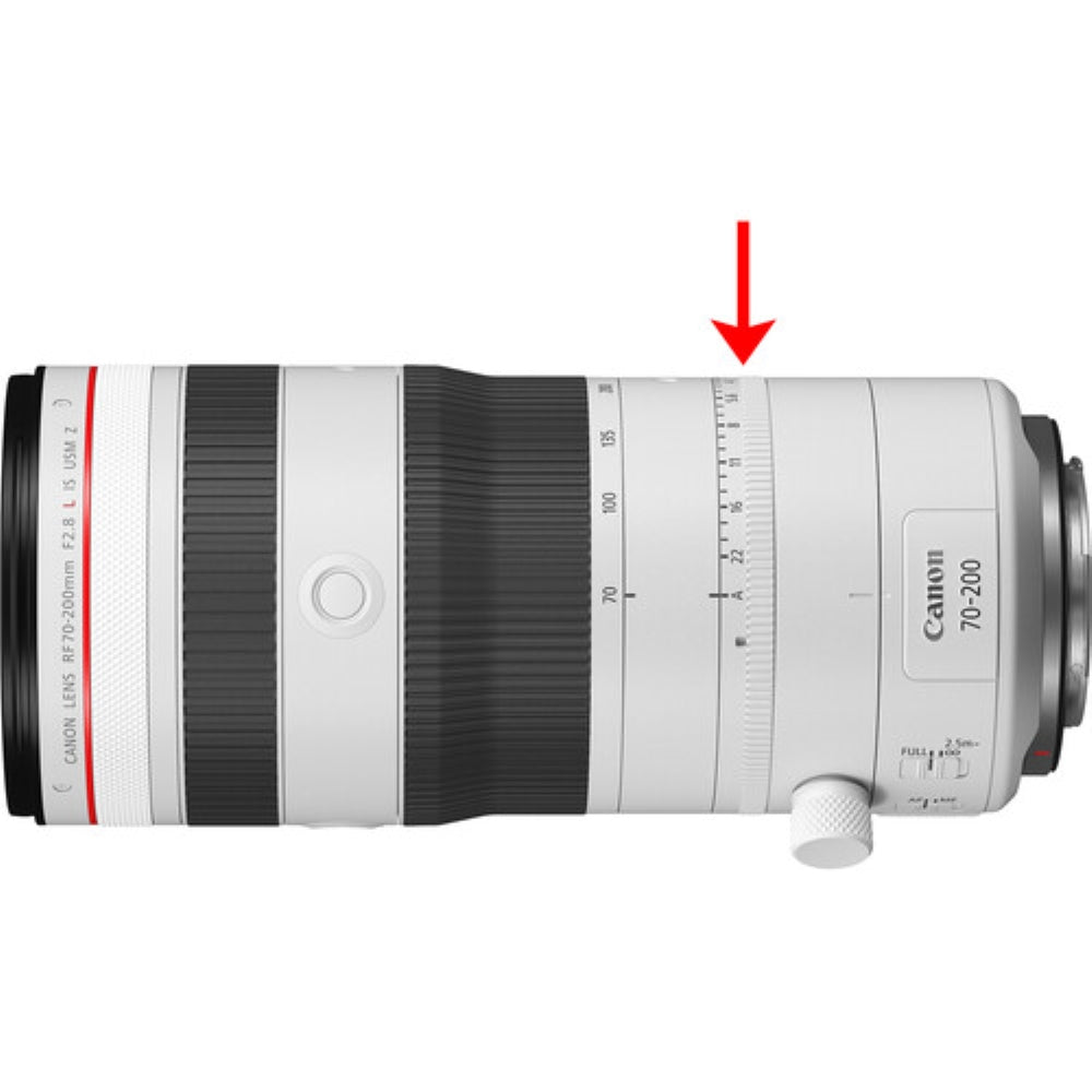 Canon RF 70-200mm f/2.8 L IS USM Z Lens | White