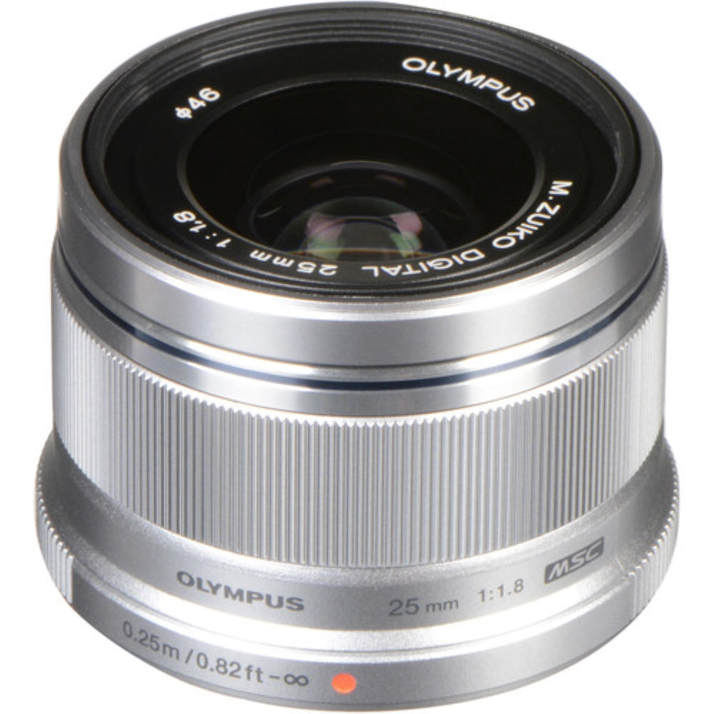 Olympus M.Zuiko Digital 25mm f/1.8 Lens | Silver