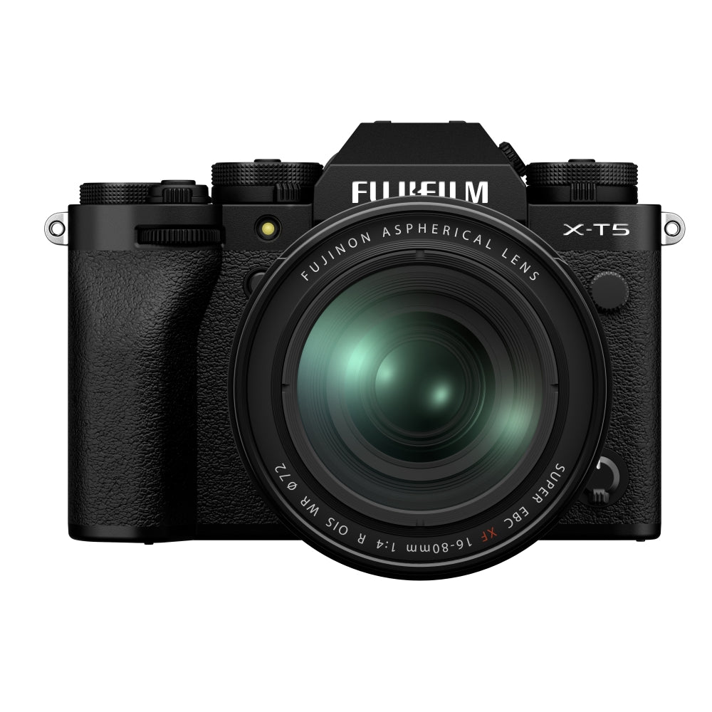 FUJIFILM X-T5 Mirrorless Camera with 16-80mm Lens | Black