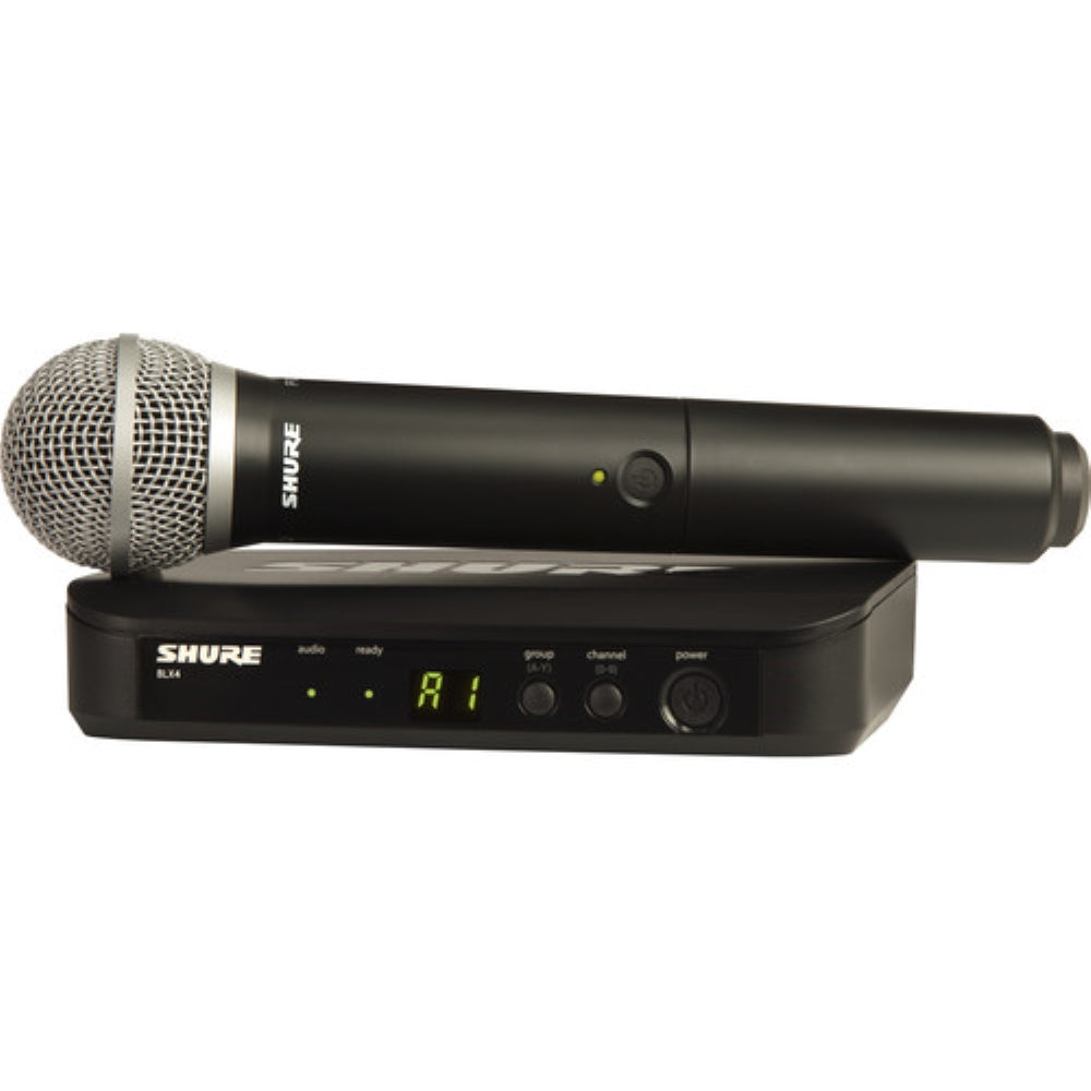 Shure BLX24/PG58 Wireless Handheld Microphone System with PG58 Capsule | H10: 542 to 572 MHz