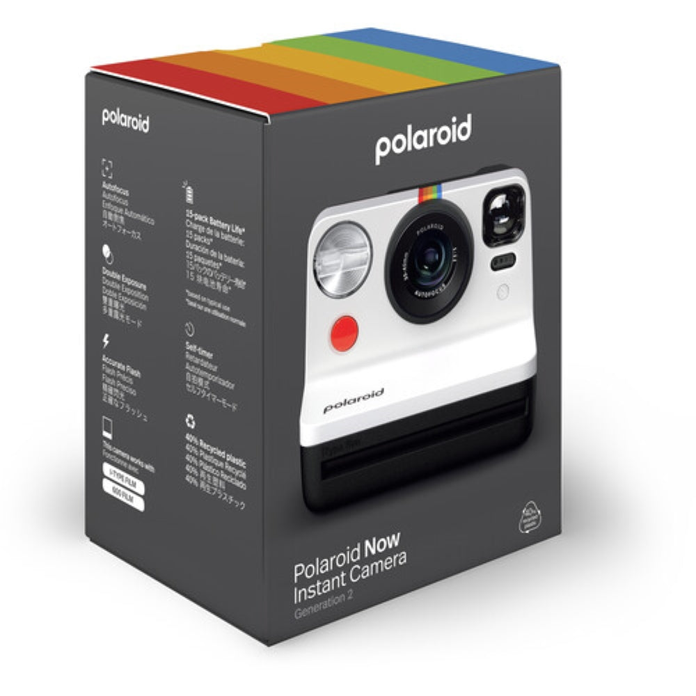 Polaroid Now Generation 2 i-Type Instant Camera | Black & White