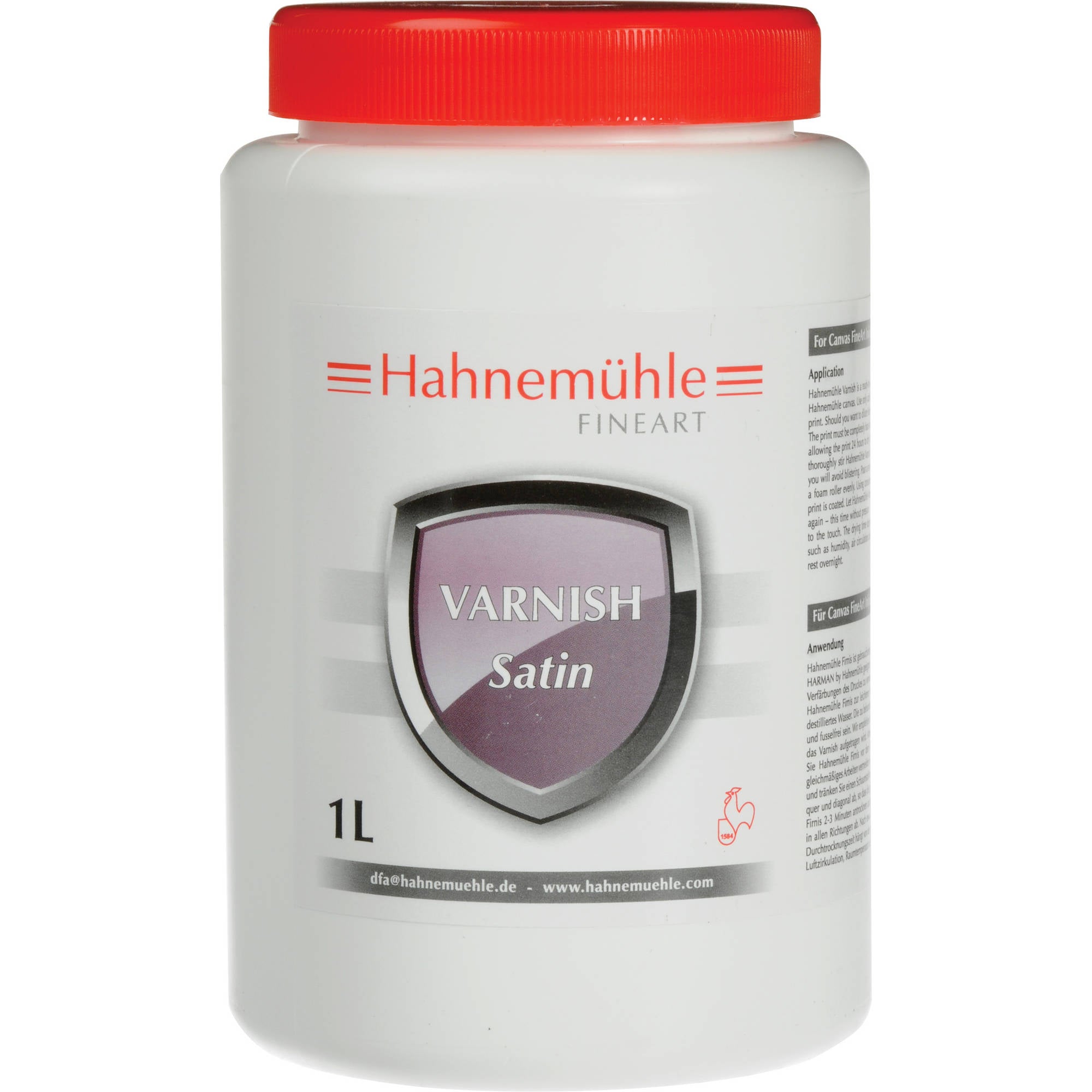 Hahnemuhle Varnish For Canvas Inkjet Prints - 1 Liter | Satin