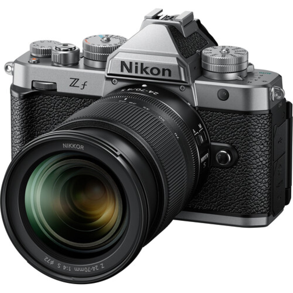 Nikon Zf Mirrorless Camera with 24-70mm f/4 Lens | Silver