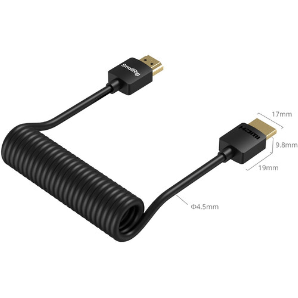 SmallRig Coiled HDMI Data Cable | 3.9"