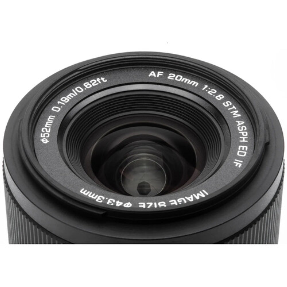 Viltrox AF 20mm f/2.8 Lens Compatible with Sony E Mount Bundle with UV Filter + Lens Cap Keeper + Cleaning Kit + Cleaning Cloth (5 Items)