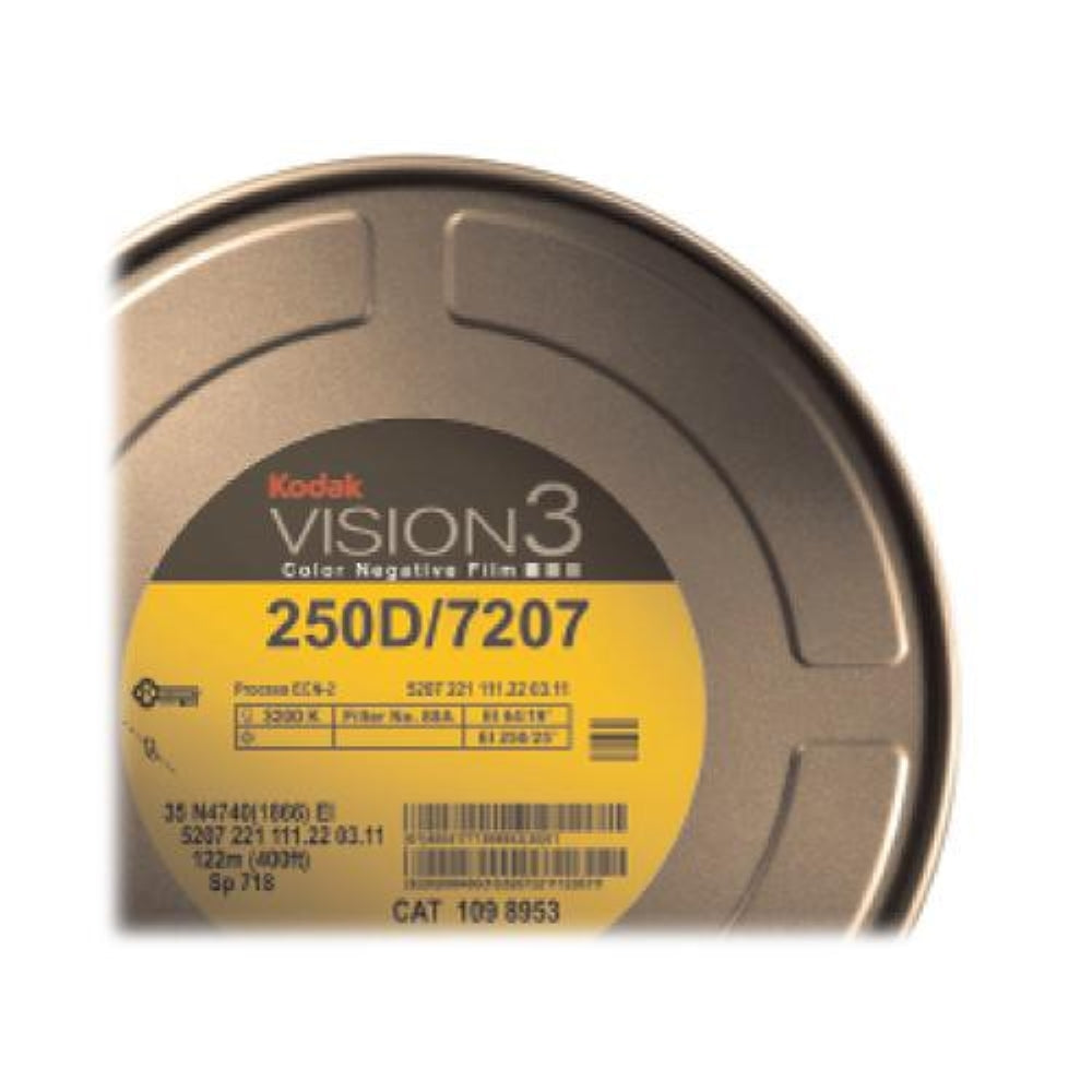 Kodak VISION3 250D Color Negative Film #7207 | 16mm, 400' Roll