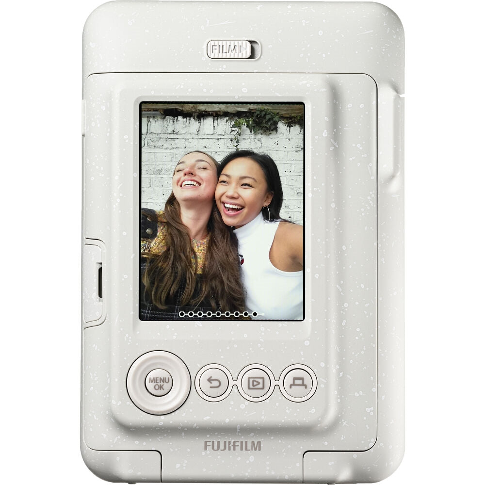 FUJIFILM INSTAX Mini LiPlay C Instant Camera | Misty White