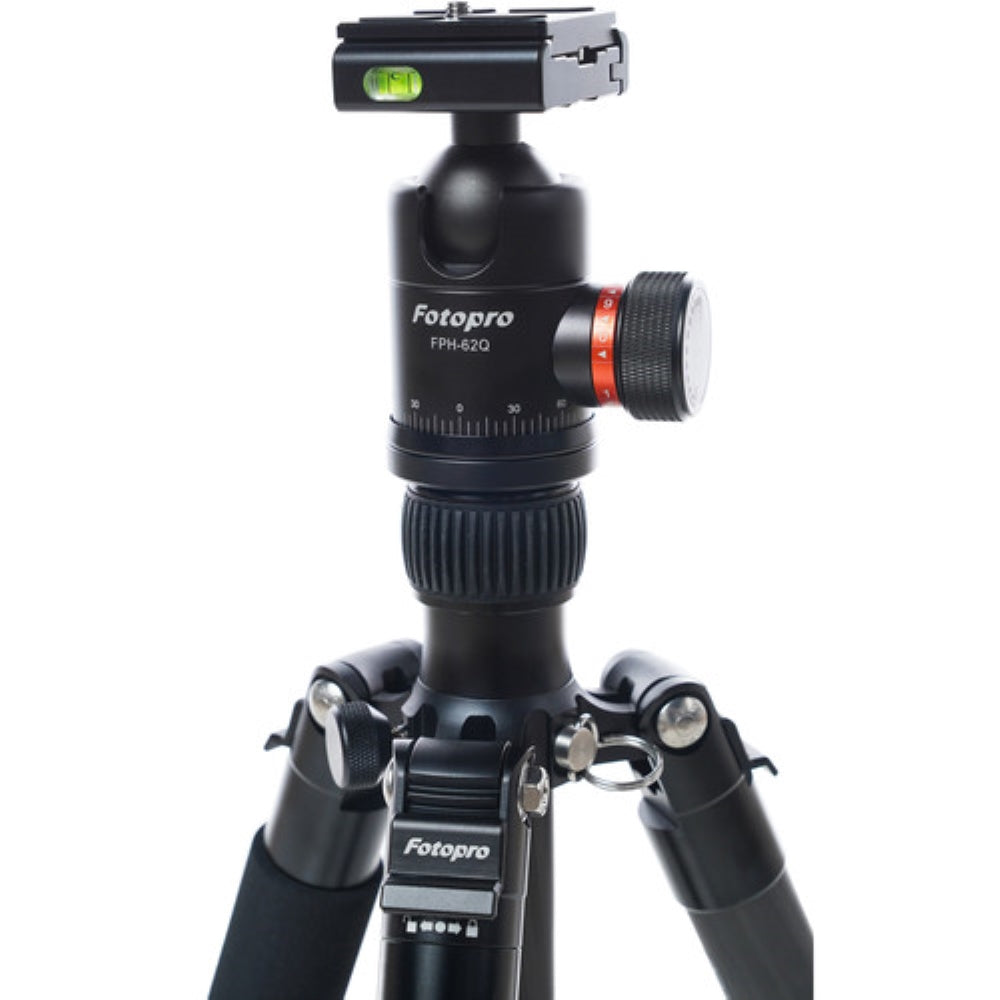 Fotopro X-GO Max Tripod Kit with FPH-62Q Ball Head | Black