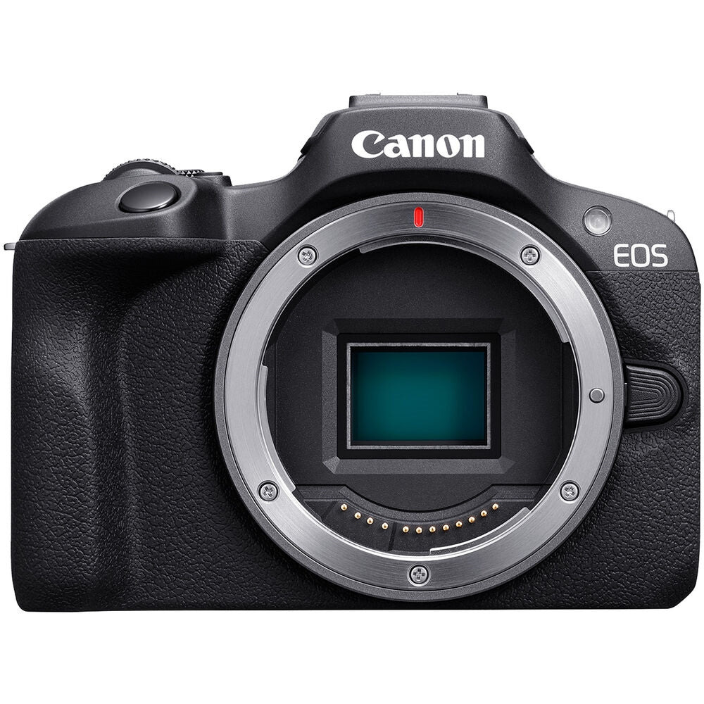 Canon EOS R100 Mirrorless Camera | Body Only Bundled with 64GB Memory Card + Digital Camera Case (3 Items)