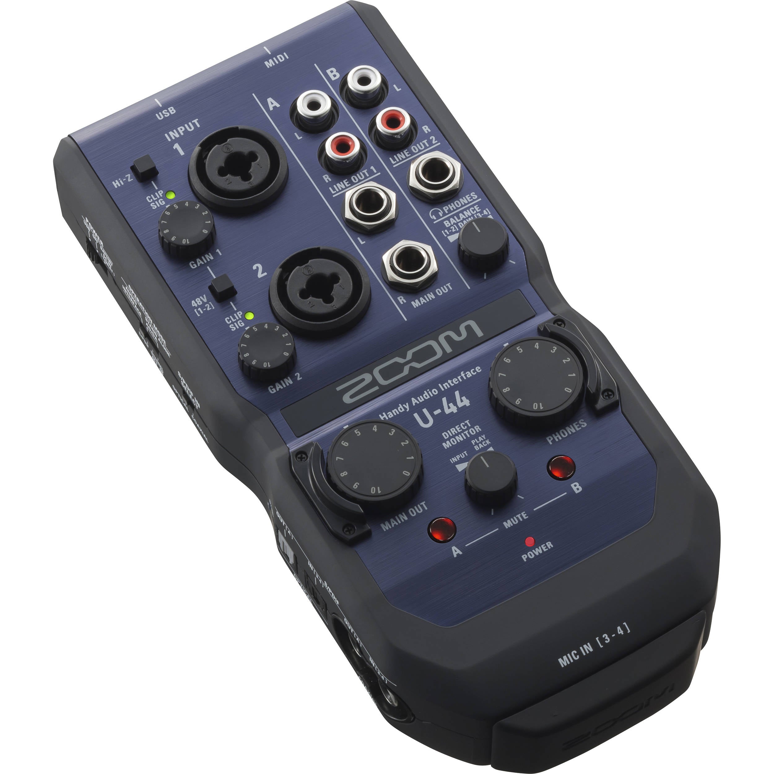 Zoom U-44 Handy 4-In/4-Out Audio Interface