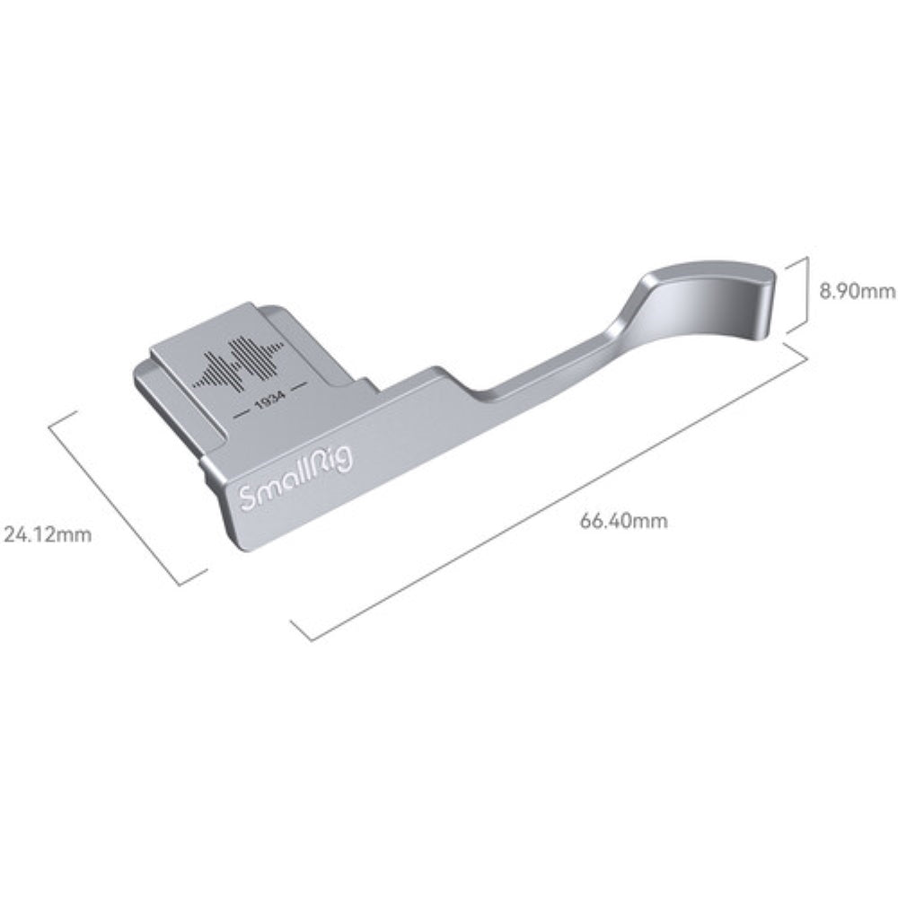 SmallRig Thumb Grip for FUJIFILM X100VI/X100V | Silver
