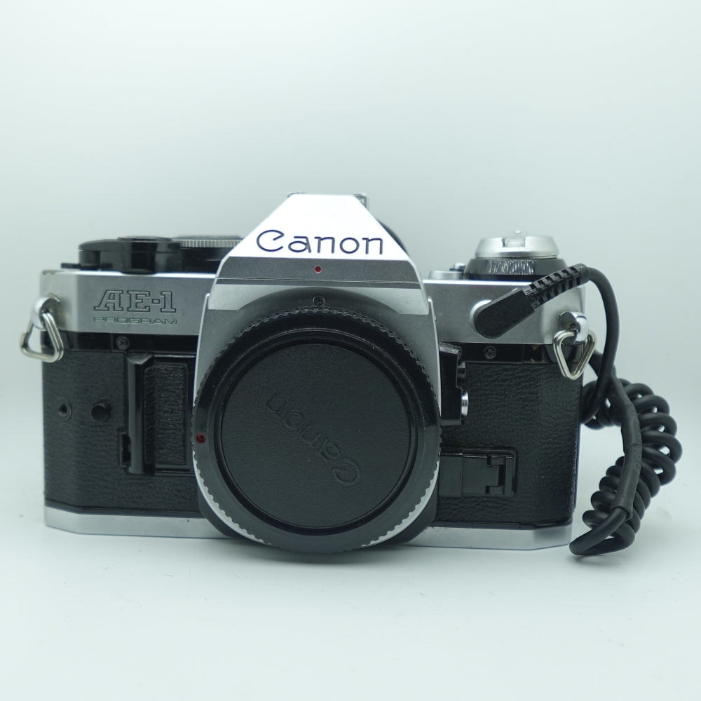 Used Canon AE-1 Program Data Back 35mm Camera Body Only | Chrome | U8