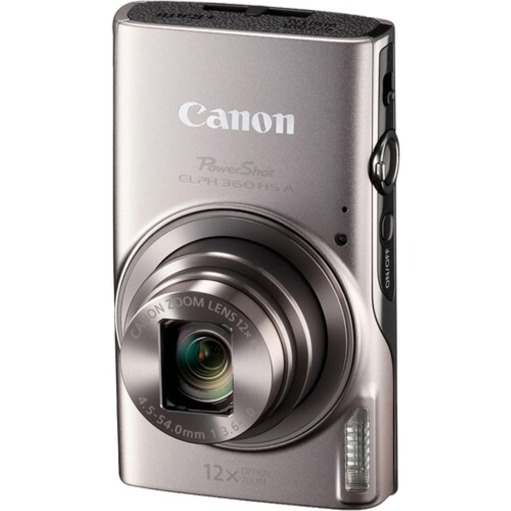 Canon PowerShot ELPH 360 HS A Digital Camera | Silver  **OPEN BOX**