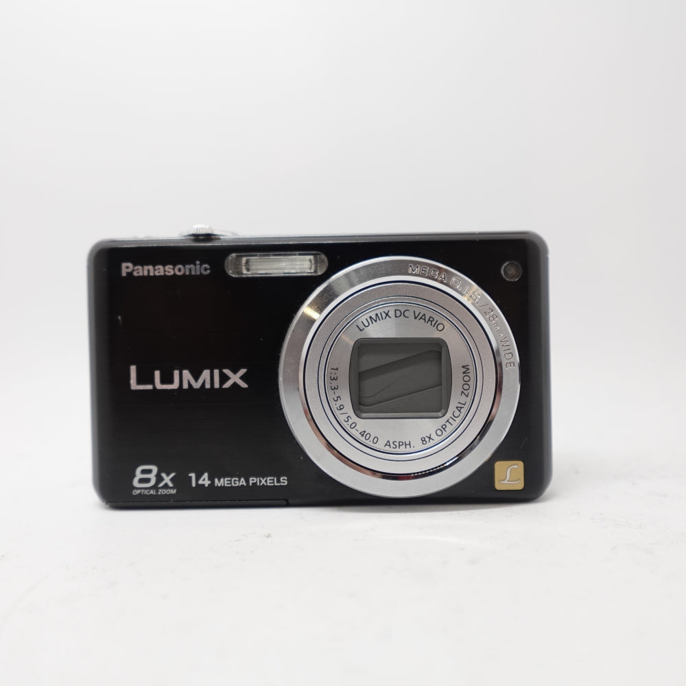 Used Panasonic Lumix DMC-FH20 Digital Point and Shoot Camera | Black | U9