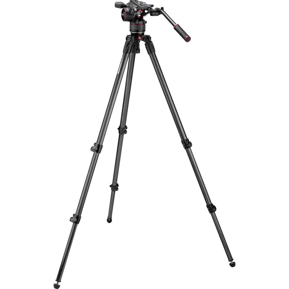 Manfrotto Nitrotech N8 Video Head & 535 Carbon Fiber Tripod