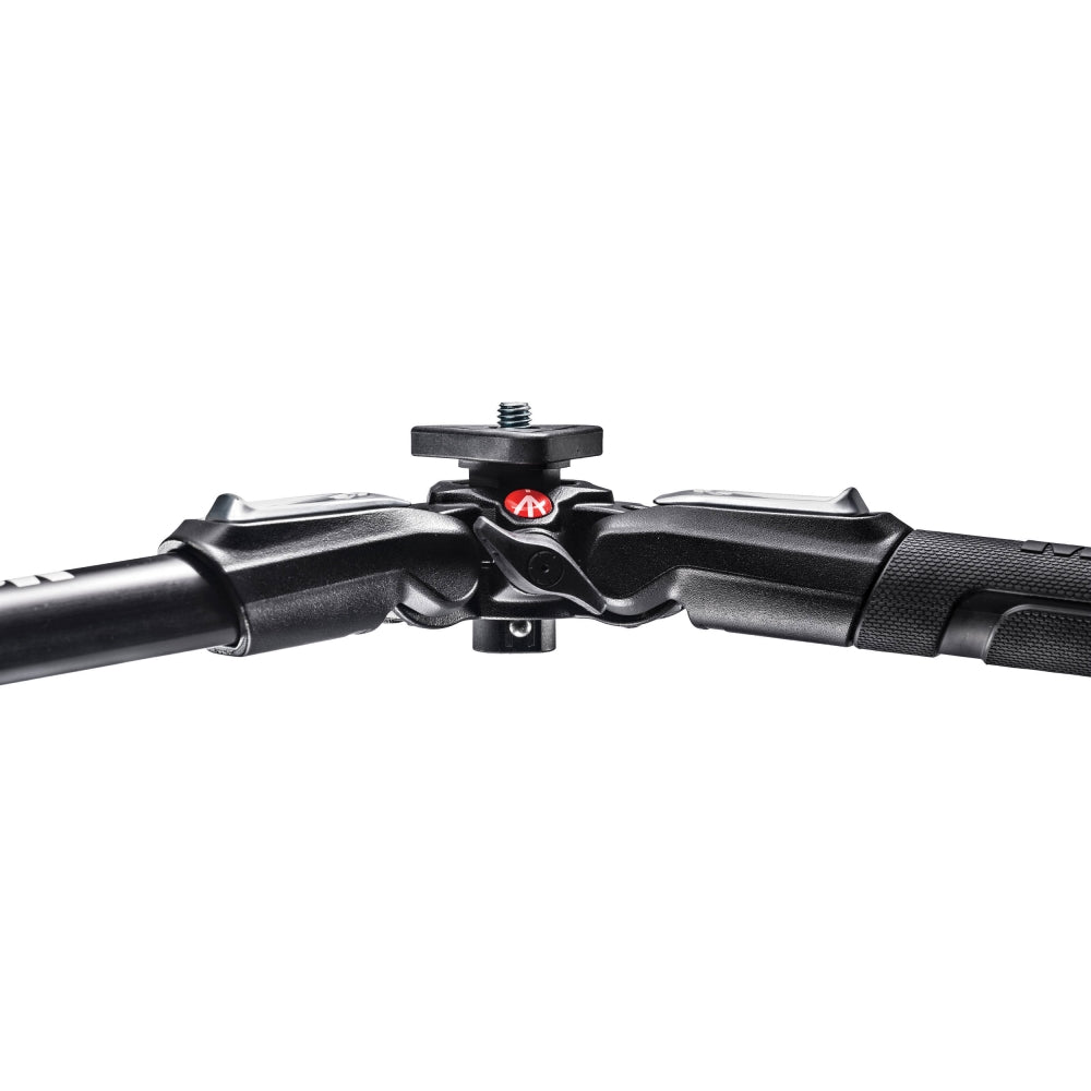 Manfrotto MT190X3 3-Section Aluminum Tripod with MVH500AH Fluid Head Hybrid Video Kit