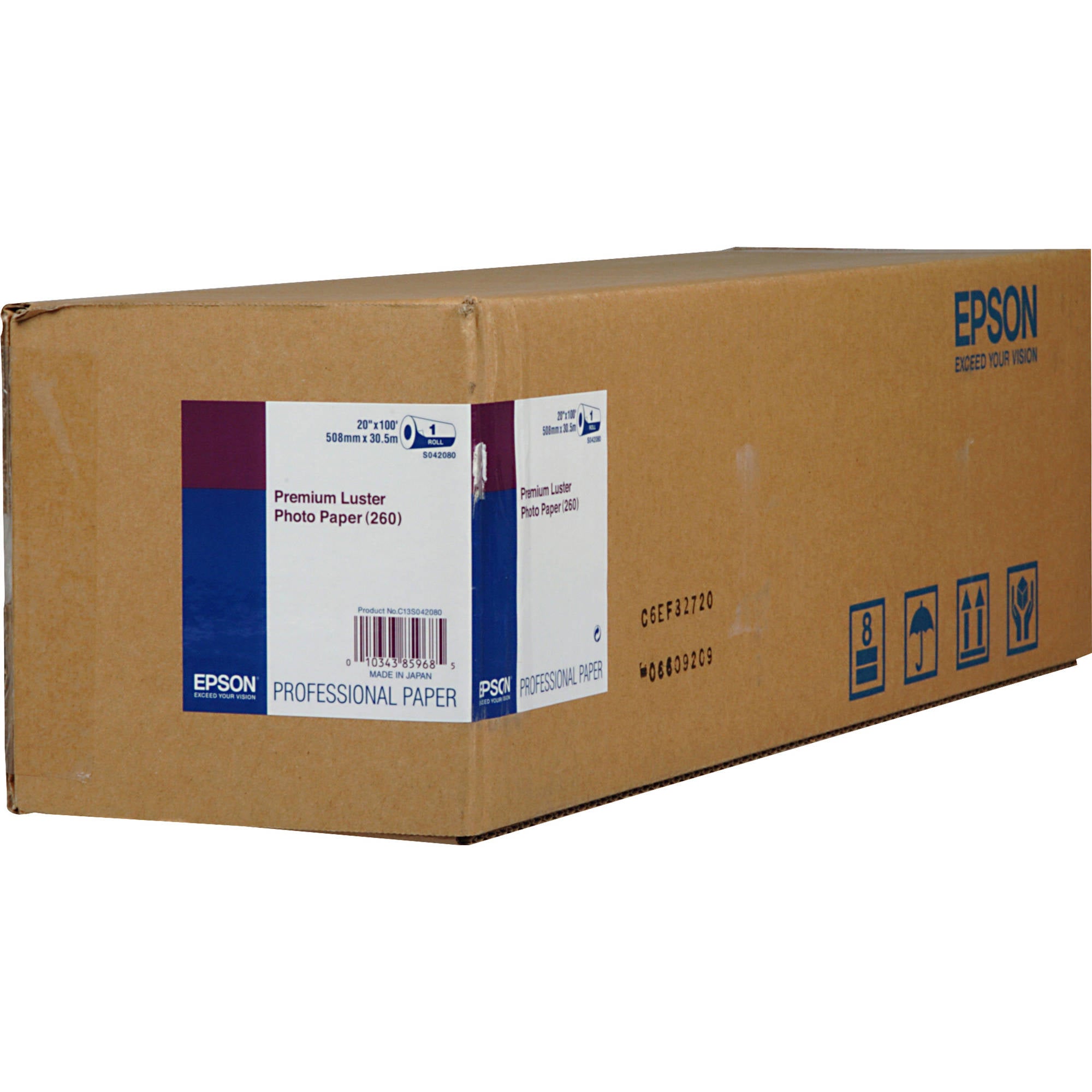 Epson Premium Luster Photo Paper 260 | 20" x 100' Roll