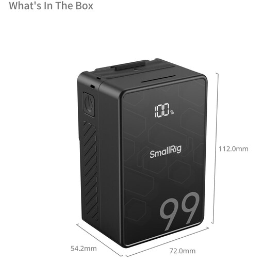 SmallRig VB99 SE Mini V-Mount Battery | 6800mAh