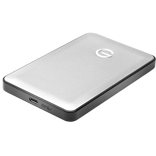 G-Technology G-DRIVE Mobile USB-C Hard Drive | Silver, 1 TB