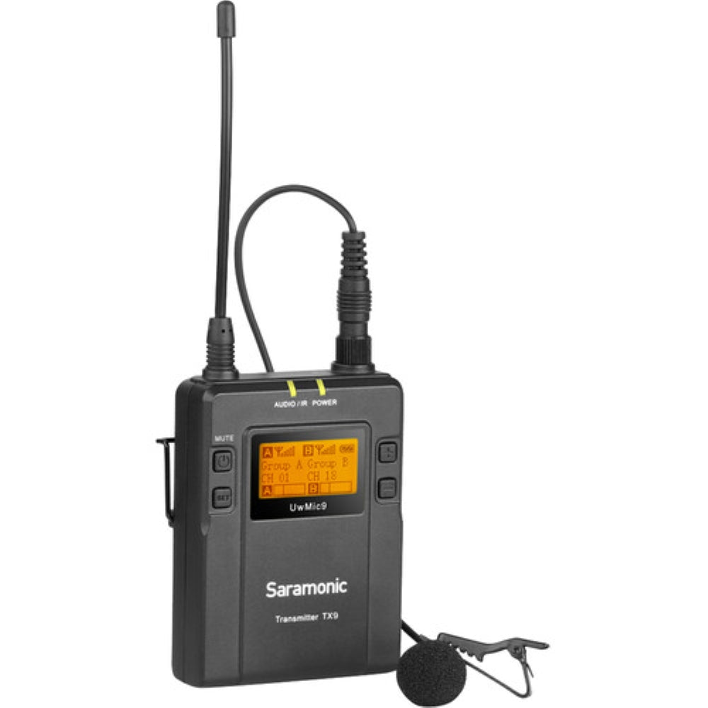 Saramonic UwMic9 Camera-Mount Wireless Omni Lavalier Microphone System | 514 to 596 MHz