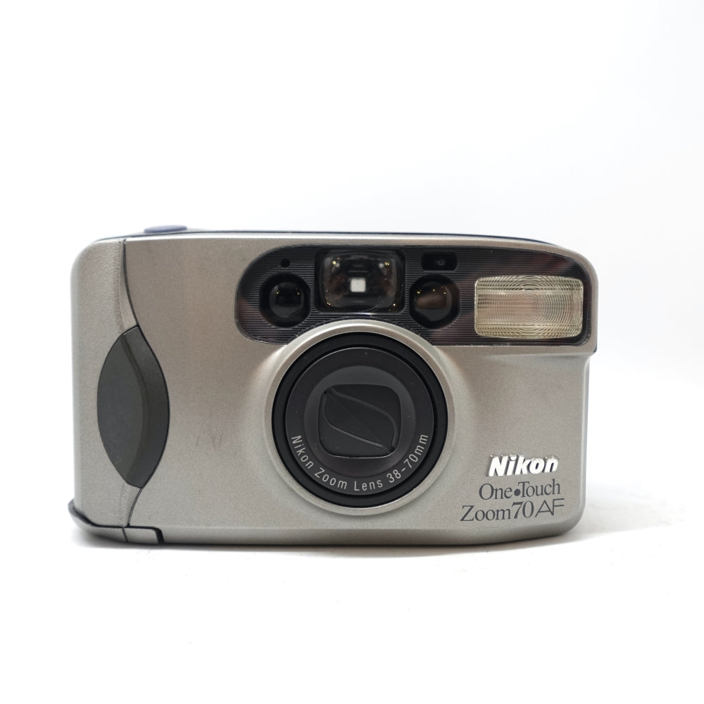 Used Nikon One Touch Zoom 70 AF 35mm Point and Shoot Camera | Gray | U9
