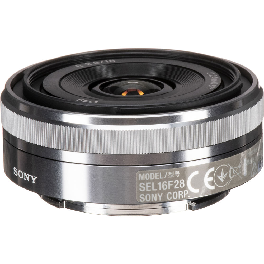 Sony E 16mm f/2.8 Lens | Silver