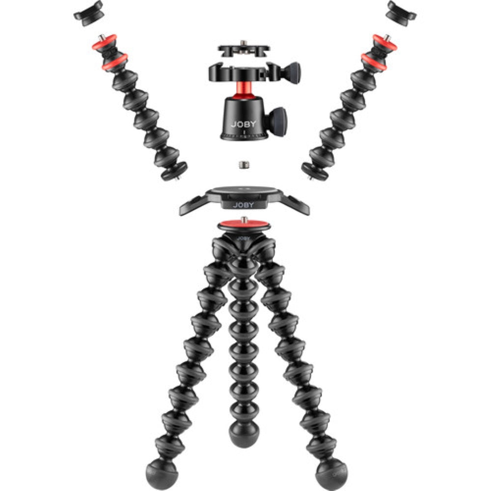 Joby GorillaPod 3K PRO Rig | Black/Charcoal/Red