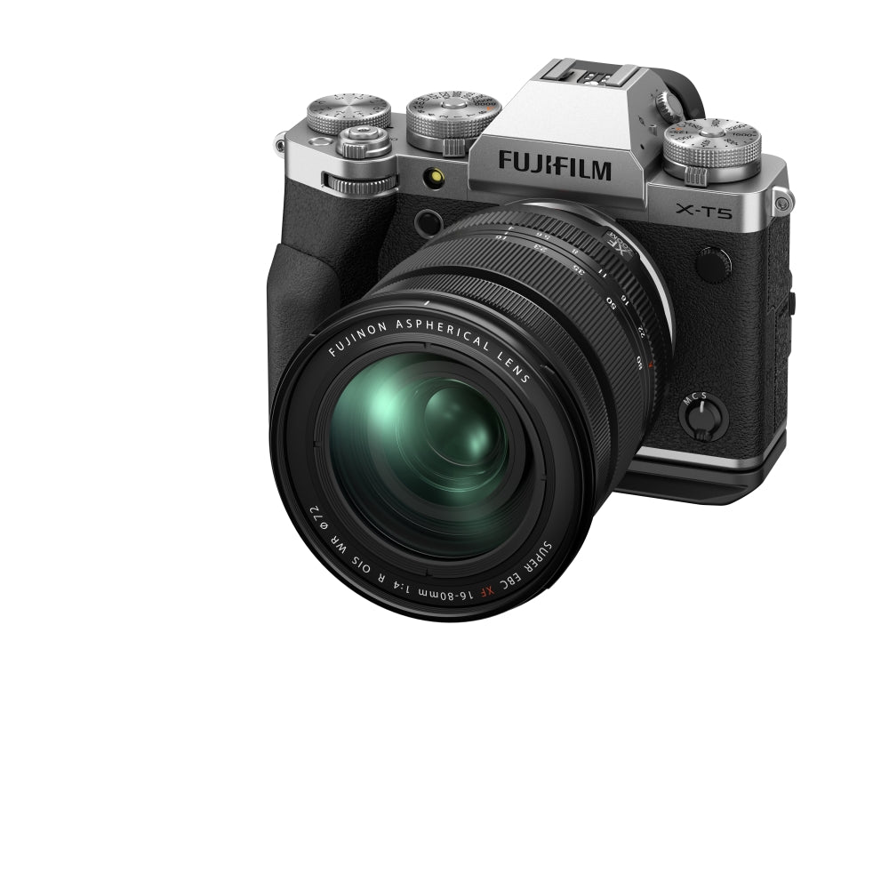 FUJIFILM X-T5 Mirrorless Camera with 16-80mm Lens | Silver