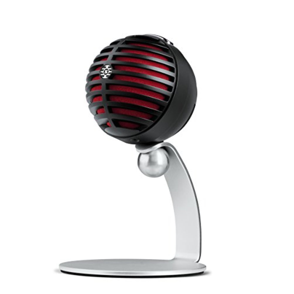 Shure MV5 Digital Condenser Microphone (Black) + USB & Lightning Cable