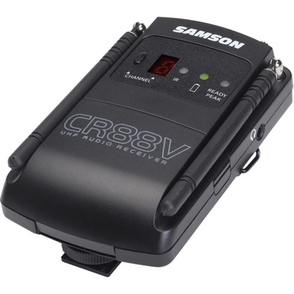 Samson Concert 88 Camera-Mount Wireless Omni Lavalier Microphone System | D: 542 to 566 MHz