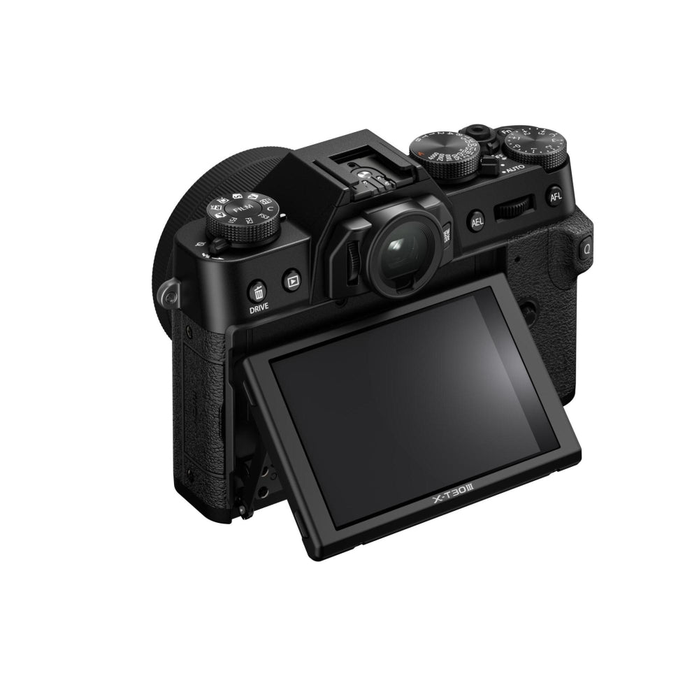 FUJIFILM X-T30 III Mirrorless Digital Camera with XC 13-33mm Lens | Black