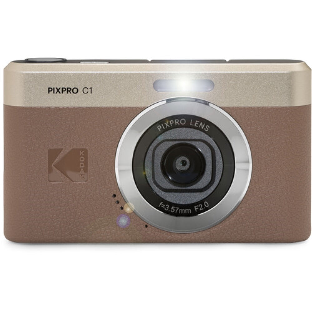 Kodak PIXPRO C1 Compact Digital Camera | Brown