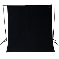 Westcott Wrinkle Resistant Black Backdrop | 9'x10'