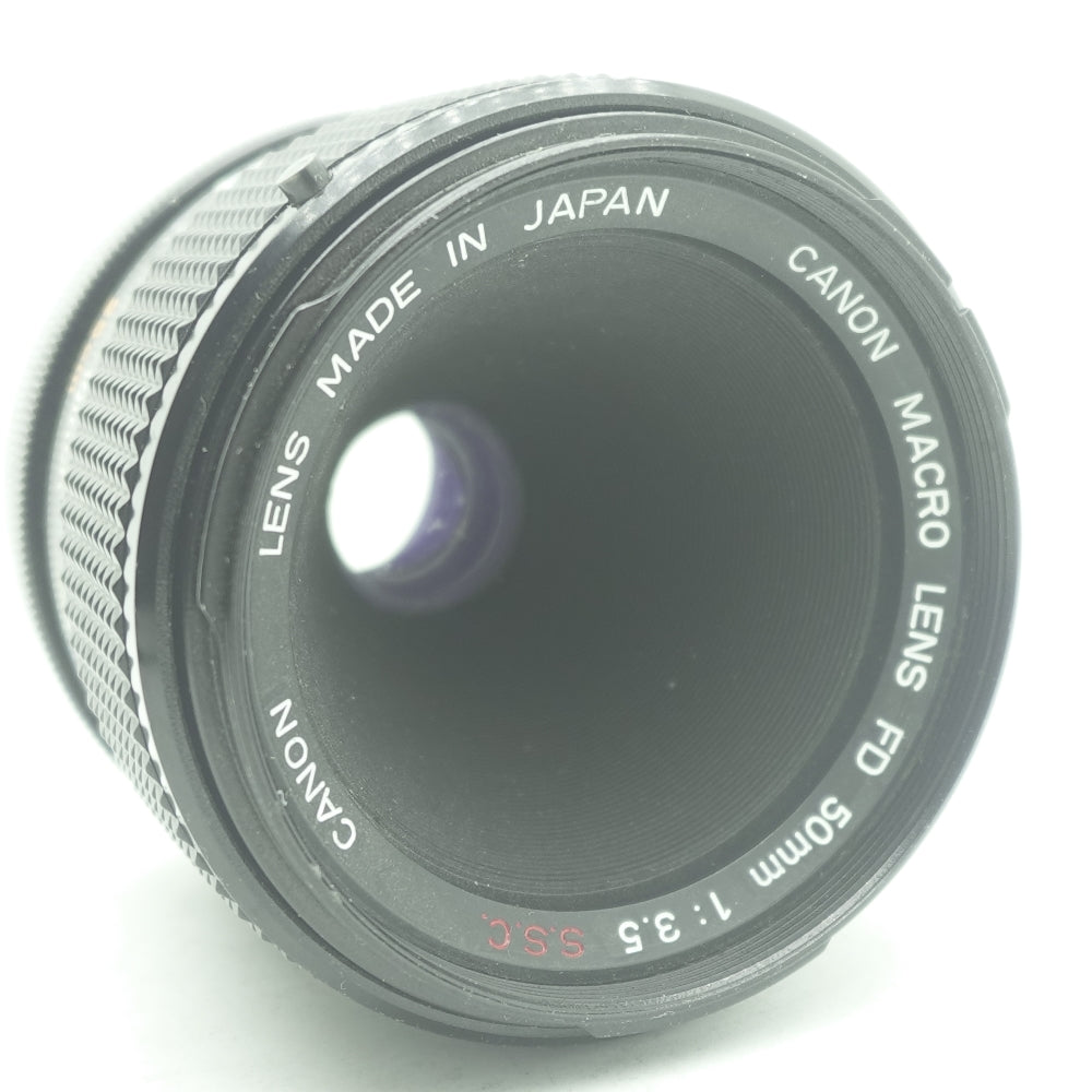Used Canon 50mm FD Macro Lens F/3.5 | U8