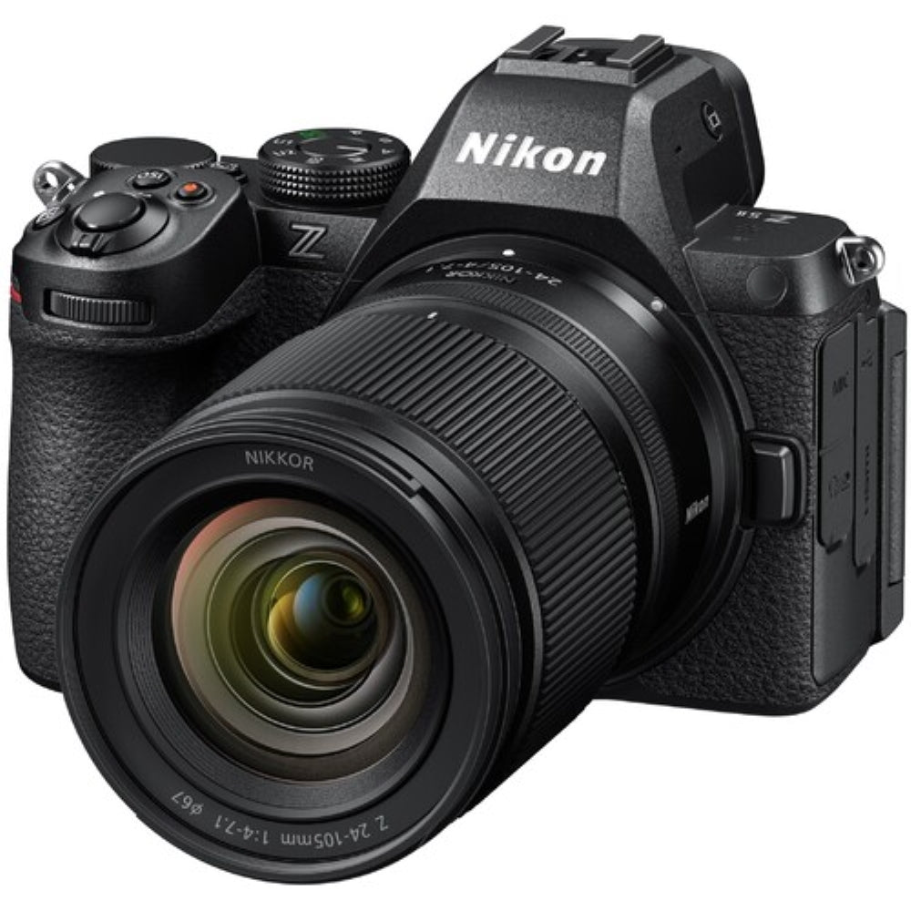 Nikon Z5 II Mirrorless Camera with 24-105mm f/4-7.1 Lens Bundle with 128GB UHS-II SDXC Card + UV Filter + Card Reader + Screen Protector + Cleaning Kit + Camera Bag  + Cloth (10 Items)