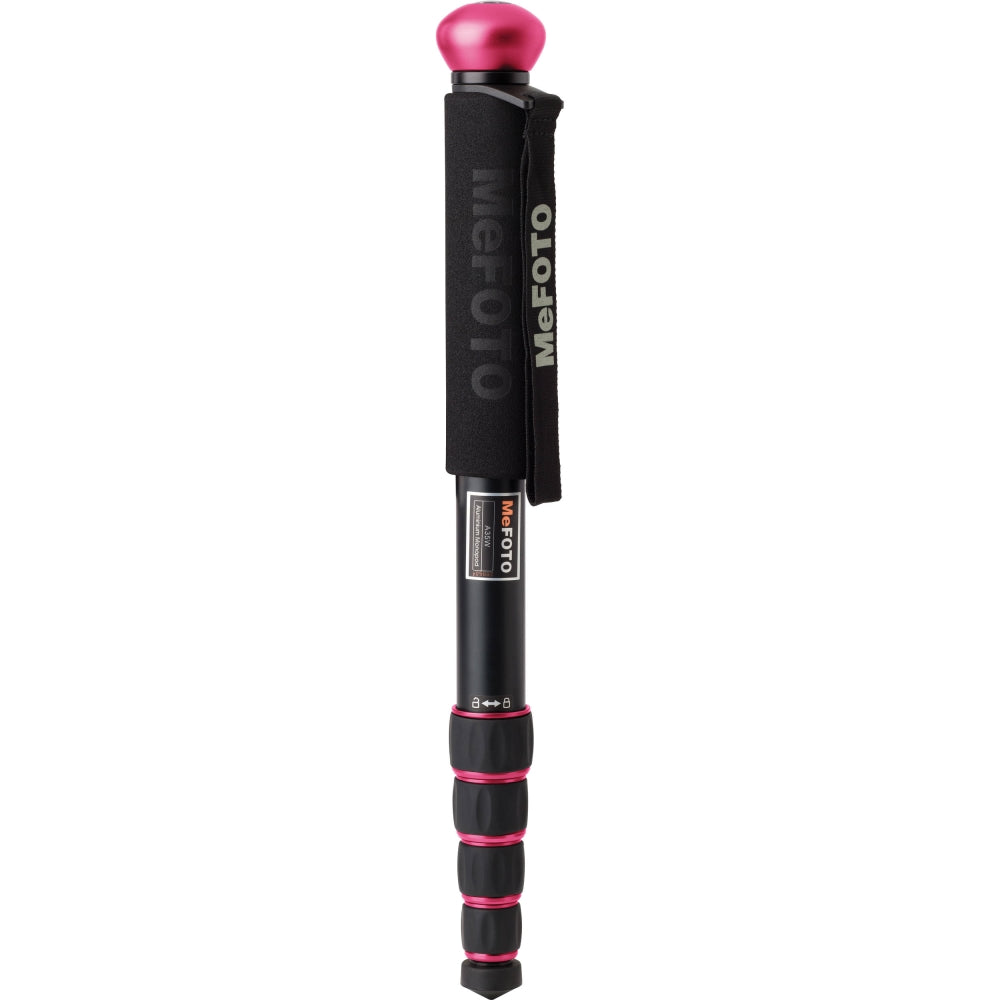 MeFOTO WalkAbout Aluminum Monopod | Hot Pink