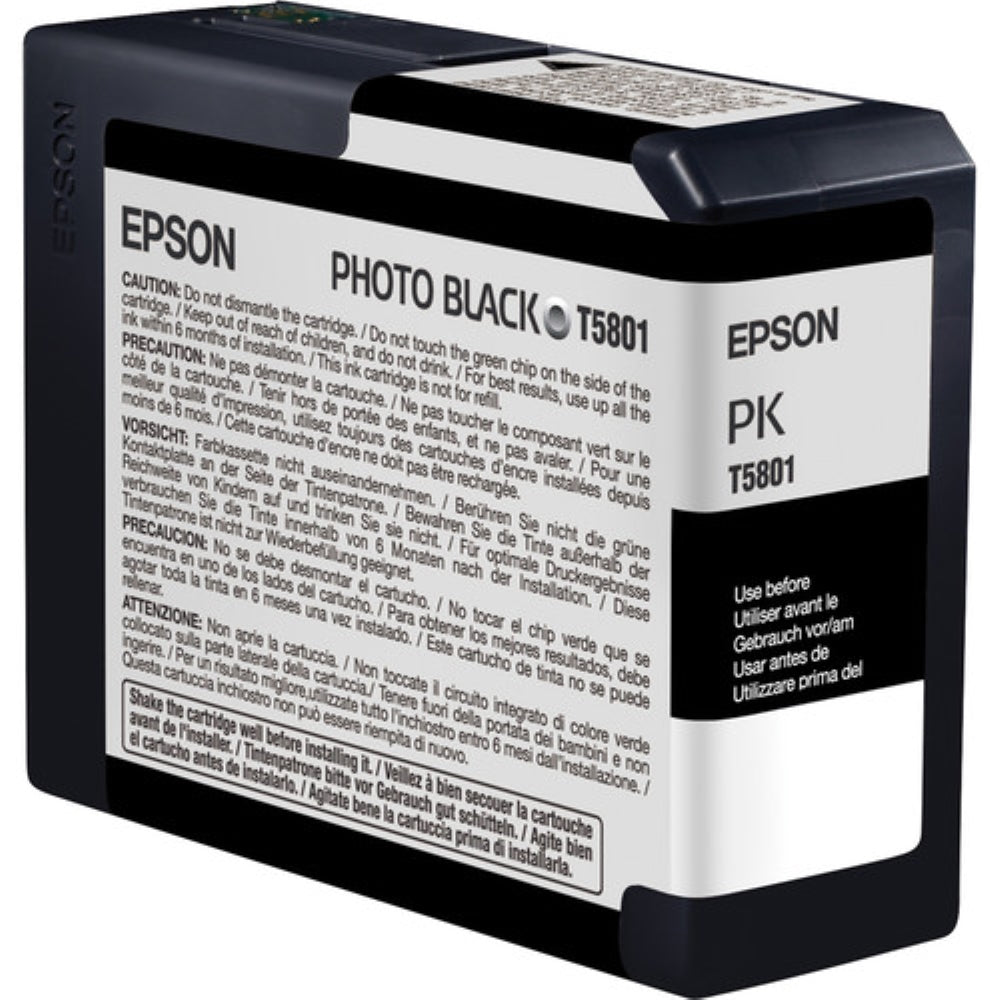 Epson UltraChrome K3 Photo Black Ink Cartridge | 80 ml