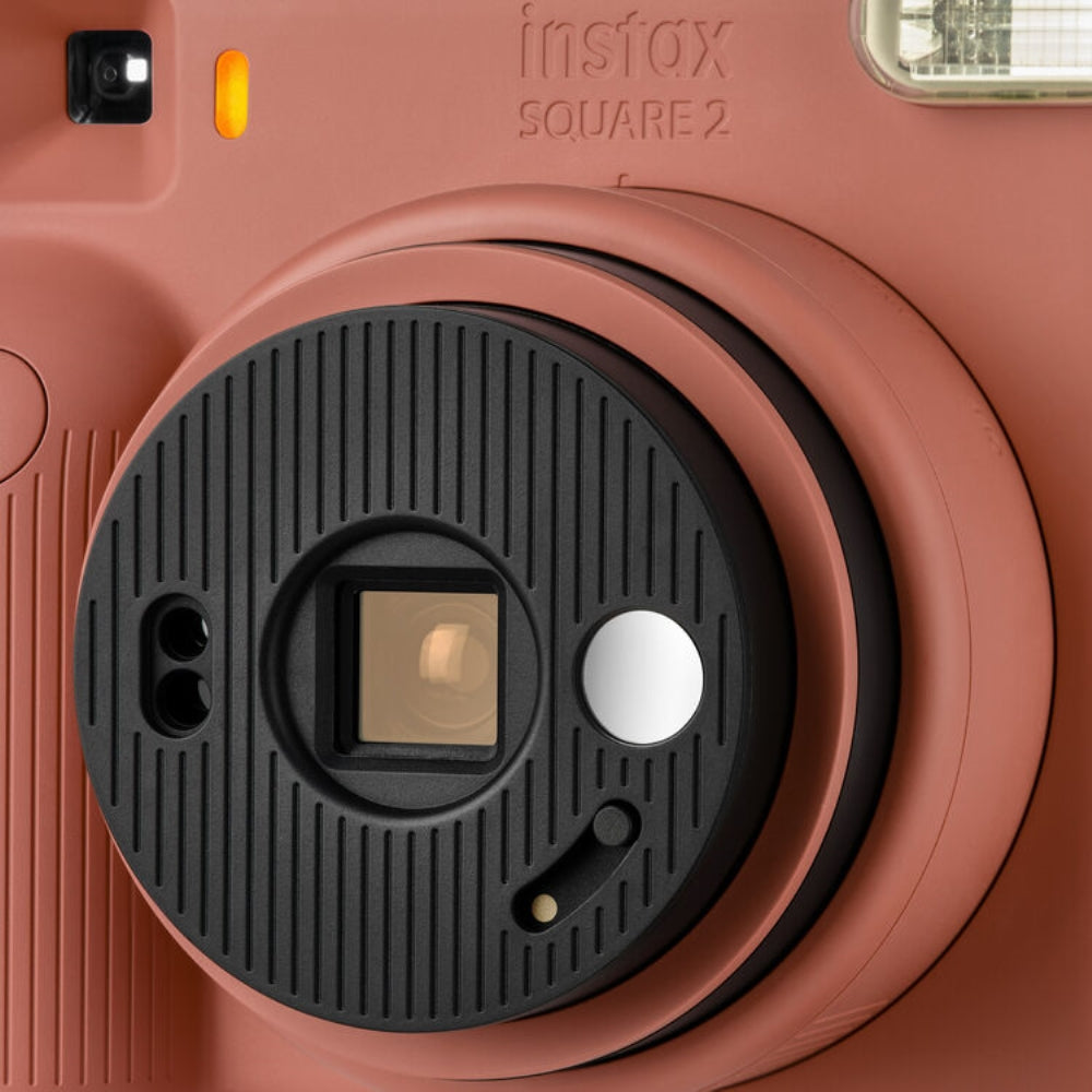 FUJIFILM instax SQUARE 2 Instant Film Camera | Brick Red